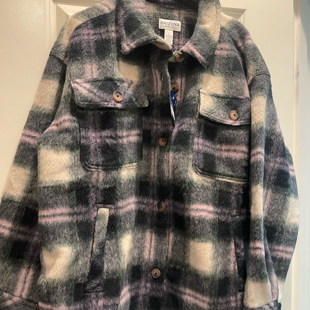 Arizona Jean Company Teddy Jacket Black Cream